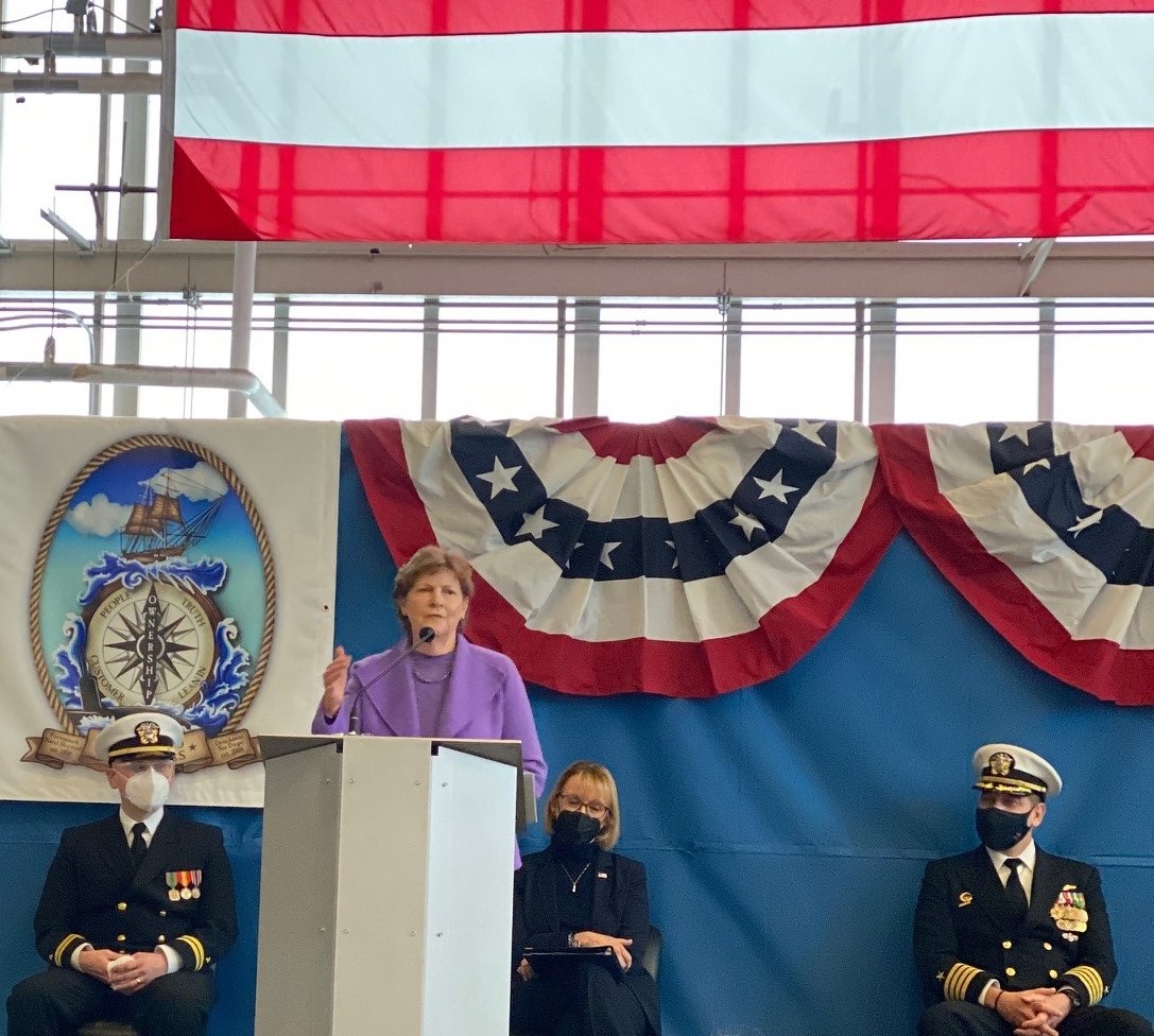 Shaheen & Hassan Participate in Change of Command Ceremony at Portsmouth Naval Shipyard 1